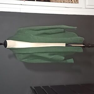 Forest Green Dolman Cartigan Sweater L